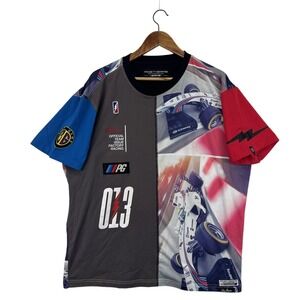 Post Game Shirt Mens 2XL‎ Official Team Issue Racing Allover Print Motorsport